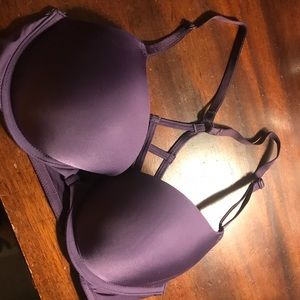 Purple push up bra